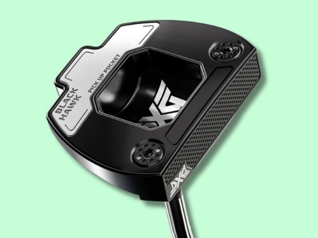 PXG putter and ball showing size ratio