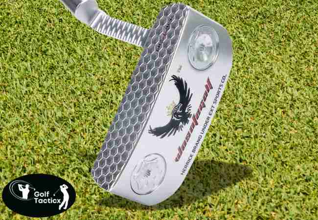 Wosofe Golf Mallet Putter on grass