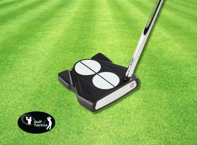 Side angle of Odyssey OG 2-Ball Putter