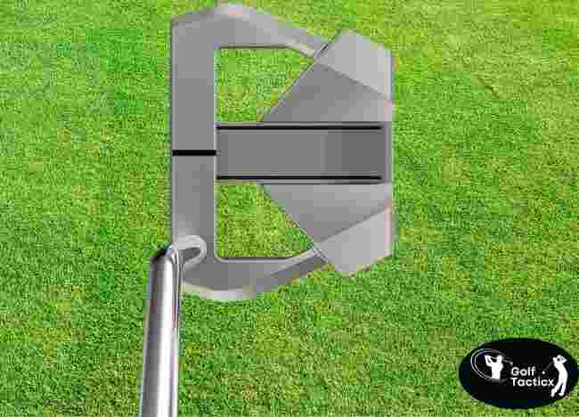 "Premium mallet putter with modern styling"