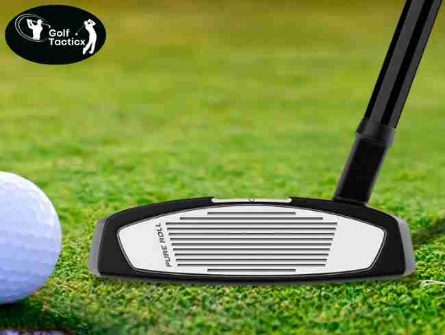 TaylorMade Golf Spider X Putter front face on green