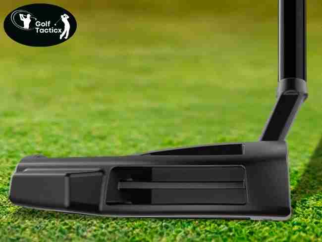 TaylorMade Golf Spider X Putter side view on grass